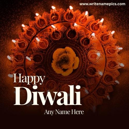 Free Happy Diwali 2025 wishes Cards with Name online edit