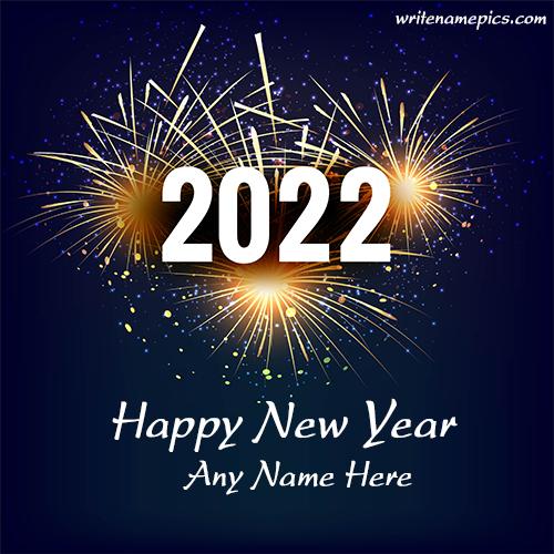 Generate Happy New Year 2022 wishes card online