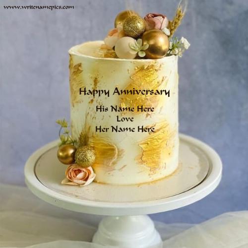 Amazon.com: Gold Happy 17th Anniversary Cake Topper, Engagement Anniversary  Cake Topper, Glitter Cake Decorations for 17th Anniversary Wedding Party :  Grocery & Gourmet Food