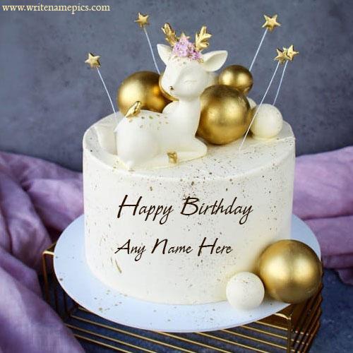 Happy Birthday Cake wishes With Name Editor Online