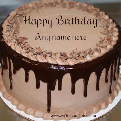 Happy Birthday Cake with Name Image
