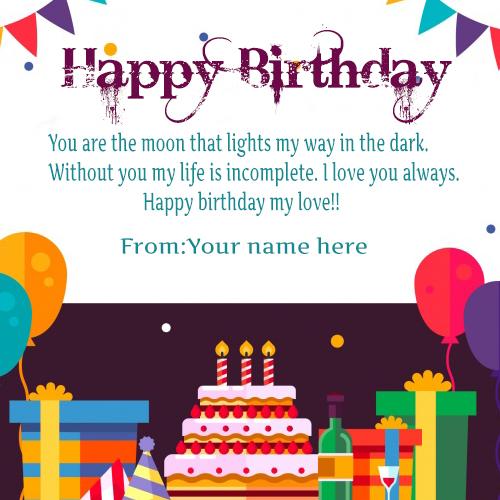 Happy Birthday Wishes Cards For love quotes Images