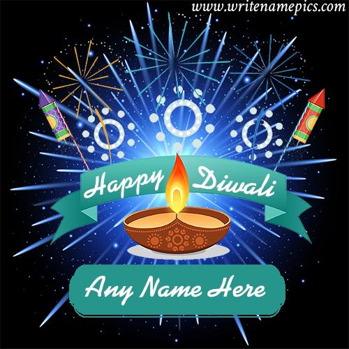 Happy Diwali 2020 Wishes Greetings with Name Edit Option