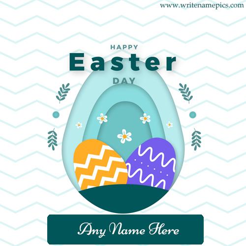 Happy Easter Day 2023 Card With Name