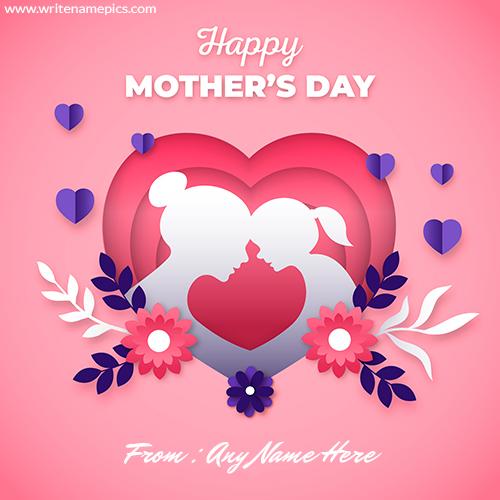 Happy mothers day 2022 Card with name