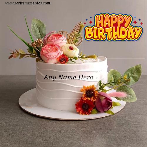 Make Special Edit Happy Birthday Cake with Any Name