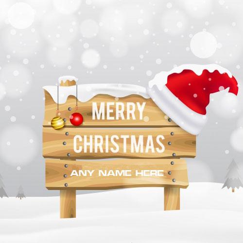 Merry Christmas Wishes Images With Your Name