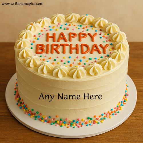 Write Name on Pics Free Birthday Cake Pic