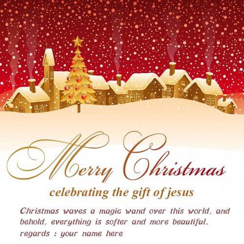 christmas celebrating the gift of jesus wishes greetings cards