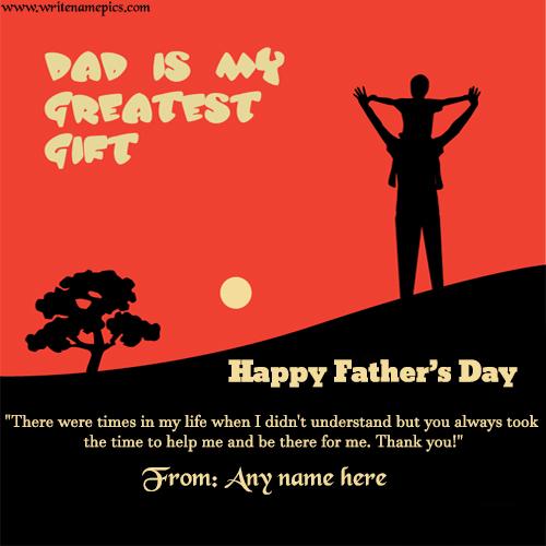 happy fathers day wishes quotes with name photo
