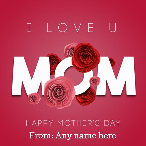 happy mothers day images with name