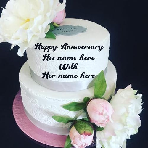 marriage anniversary cake with name download