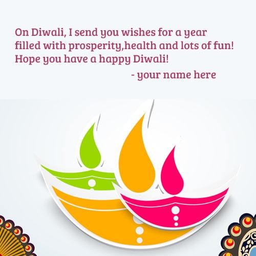 wish you all a very happy diwali quotes greeting card