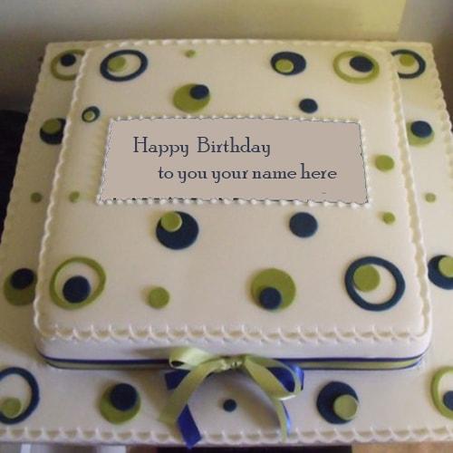 wish you happy birthday cake with name editor
