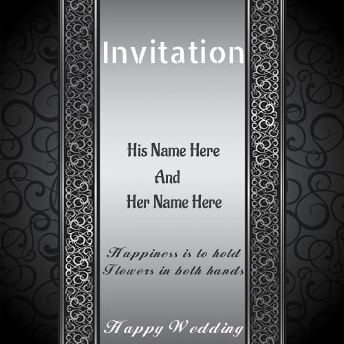 write name wedding invitations greeting card pictures free