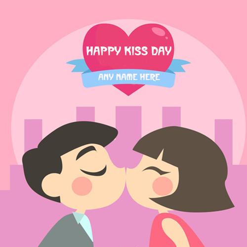 write your name on kiss day 2019 wishes