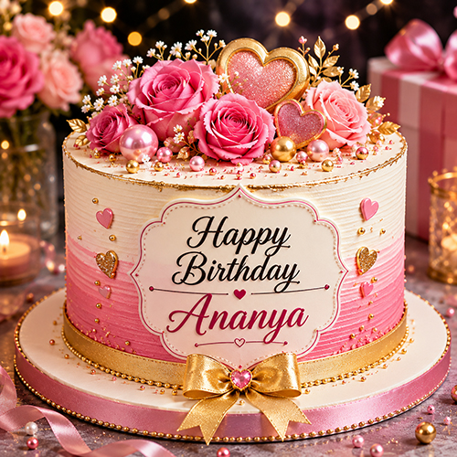 Birthday Cake with Name Edit Make Custom Cake Online Free