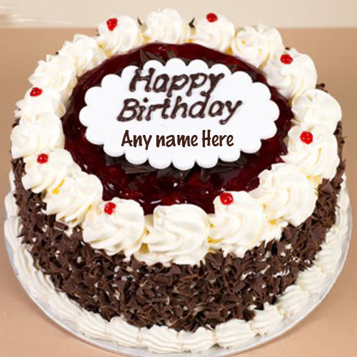Black Forest Birthday Cake With Name Edit Birthday party ideas cake pops cake with ganesha theme cakes cakes and bakes christmas holiday bakes detailed post on how to make lord vinayagar cake eggless baking ganesh chaturthi special. black forest birthday cake with name edit