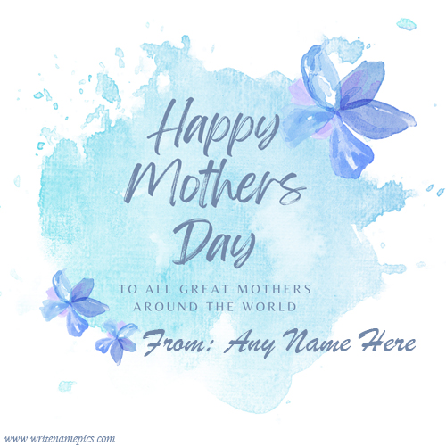 Create Happy Mothers Day Card for your lovely mom
