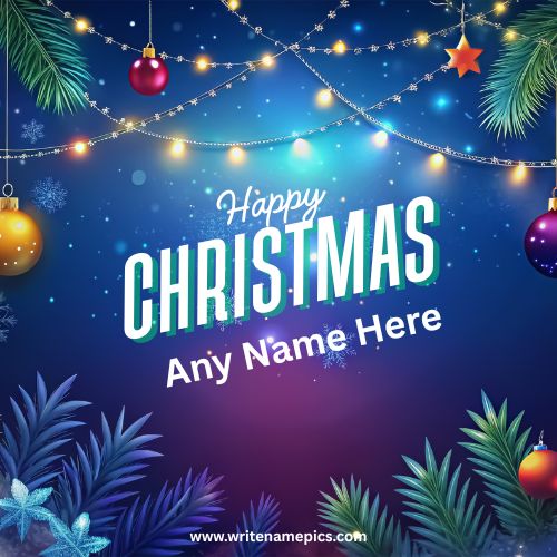 Create Personalized Christmas Cards 2025 With Name Free Online