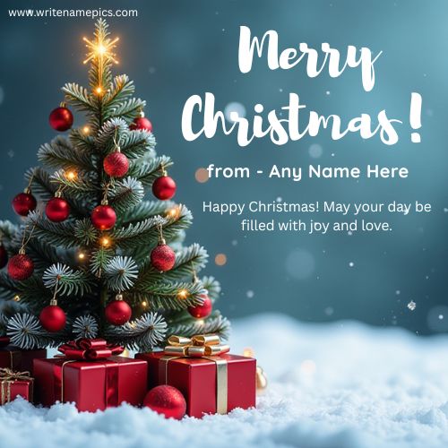 Create Unique Christmas Cards 2025 With Name Free Online