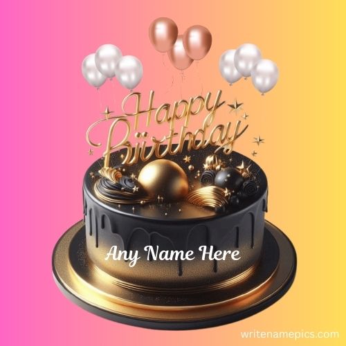 Free Birthday Cake With Name Editor Online Write Name on Cake