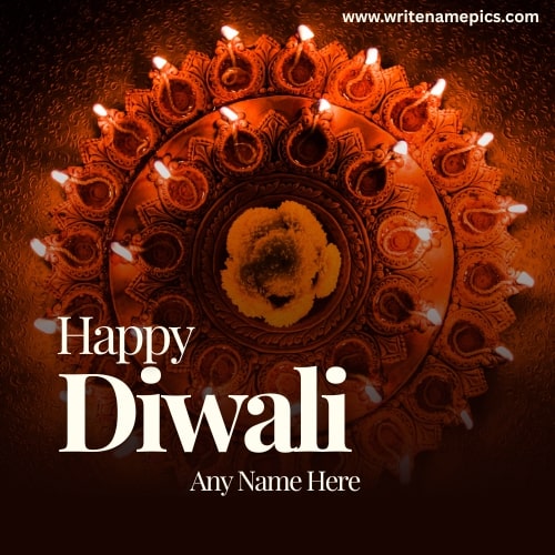 Free Happy Diwali 2025 wishes Cards with Name online edit