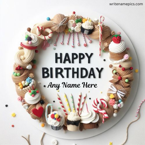 Happy Birthday Card With Name Online Free Download