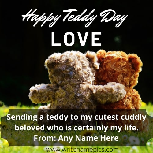 Happy Teddy Day 2021 Greeting Card Free Edit