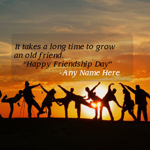 Happy friendship day quotes with name pic free download