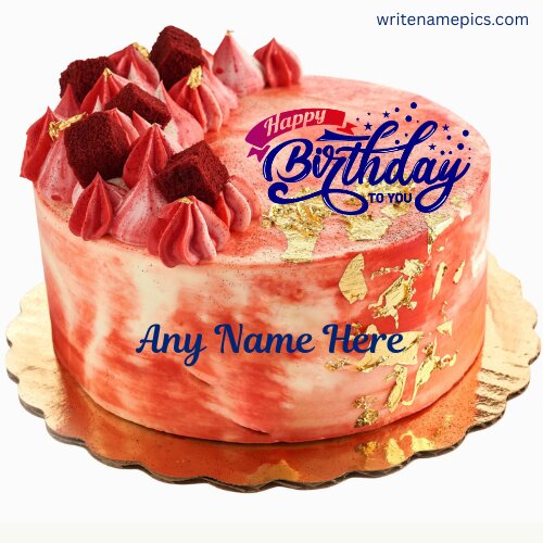 Unique Birthday Cake Images with Name Free Download and Online Edit