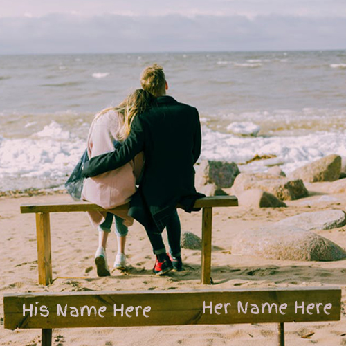 Write Couple Name In Beautiful lovely couple pics