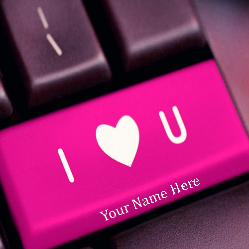 Write Love You On Keyboard