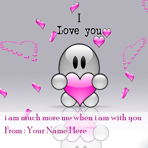 Write Name On I Love You Picture With Name