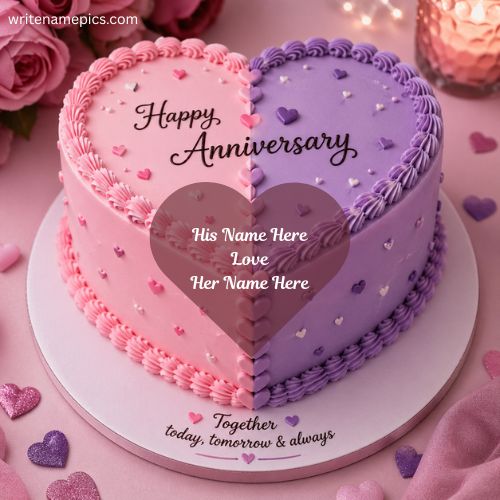 Write Name on Anniversary Cake Online Free Easy Cake Name Editor
