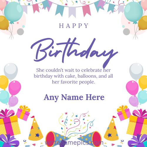 Write Name on Birthday Cards Free Create Birthday Wishes Online