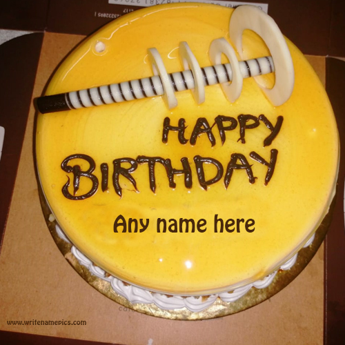 Write name on Amazing Birthday cake for your Sister and brother