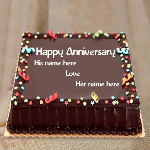 best happy anniversary wishes chocolate flavour cake images