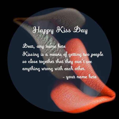 couple name kiss day lip kissing quotes images