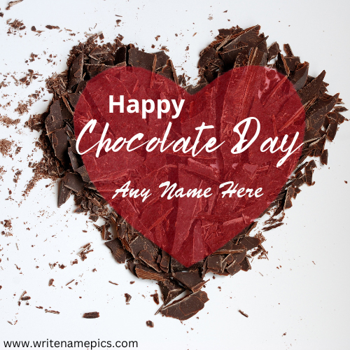 free edit happy chocolate day 2023 card with name