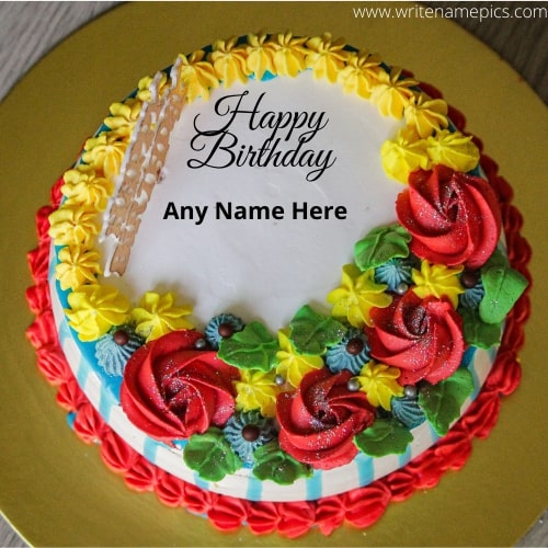 happy birthday cake with name download
