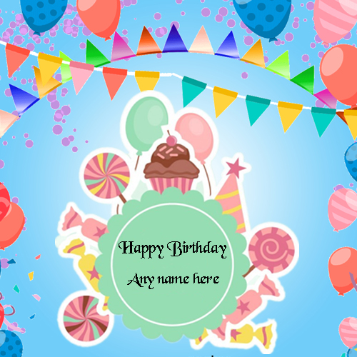 happy birthday card with name