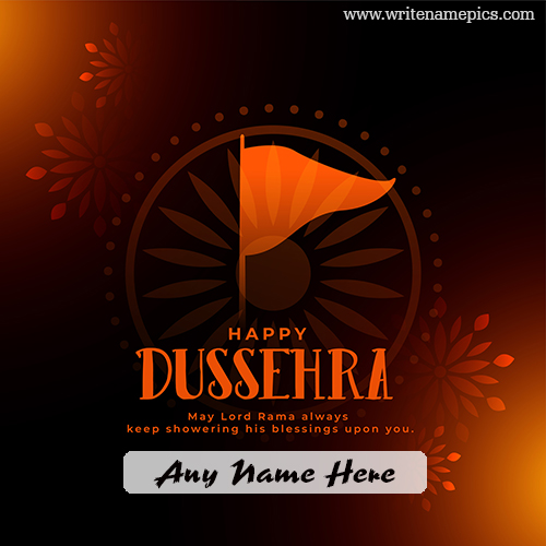 happy dussehra 2022 wishes name editor