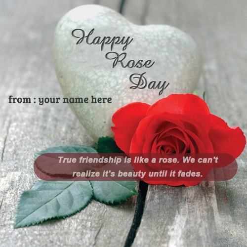 happy rose day quotes images name editor