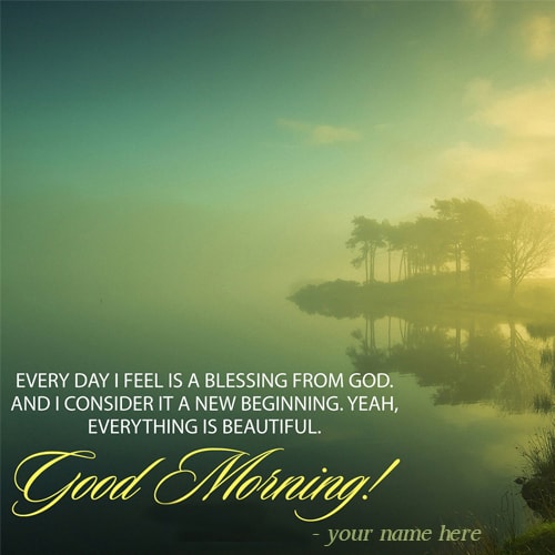 name on good morning wishes quotes images