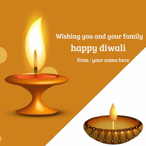 name on happy diwali wishes you your family greeting