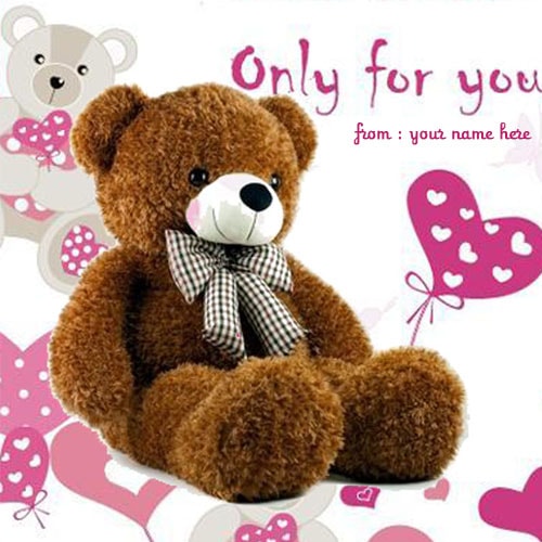 only for you happy teddy bear pics
