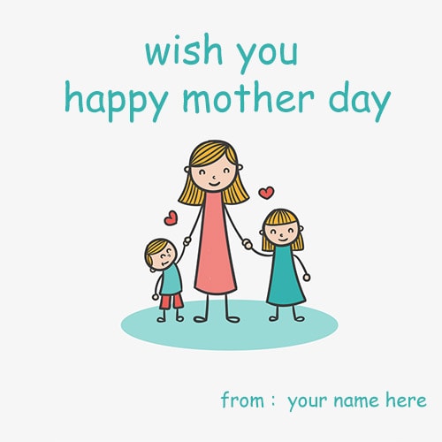 wish you happy mother day picture name editor