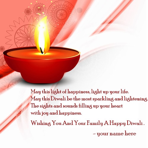 wishing you and your family happy diwali quotes cards