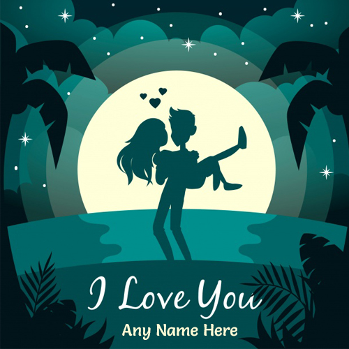 write any name on romantic couple love pic free download